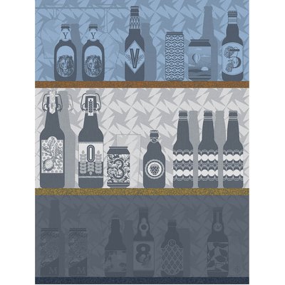 Torchon en Coton, NÉO BRASSEURS LE JACQUARD FRANCAIS