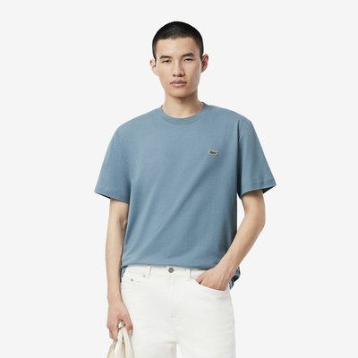 Camiseta de punto con cuello redondo LACOSTE