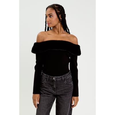 T-shirt col bardot CACHE CACHE