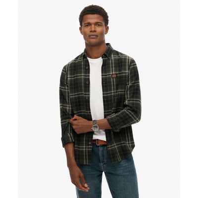 Chemise Lumberjack en Coton à Manches Longues SUPERDRY