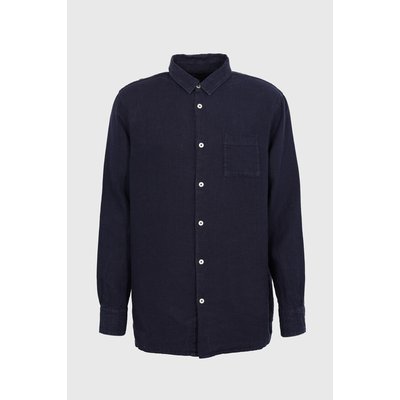 Chemise coupe confort col français en lin ARMOR-LUX