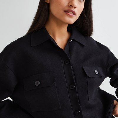 Veste en maille unie en coton BIO GOTS MONOPRIX