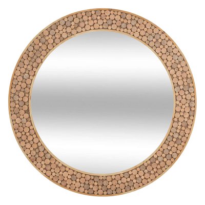Miroir en bois RONDIN ATMOSPHERA