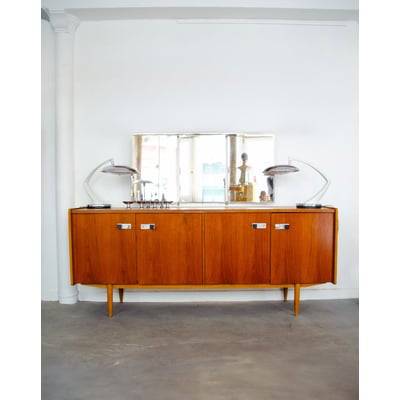 Enfilade scandinave en teck Margaret N°463 - Bon état DEBONGOUT