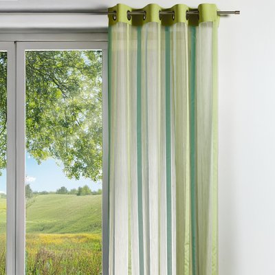Rideau en organza à rayures verticales HOME MAISON
