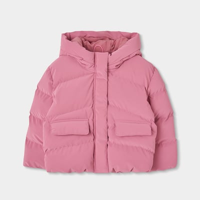 Parka fille en tissu technique à capuche BOBOLI