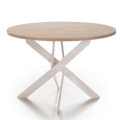 Table ronde avec pieds en métal L120 cm - THER CALICOSY