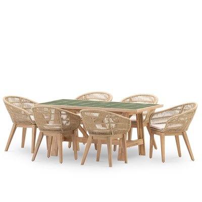 Salon de jardin, 6 chaises, BISBAL & PROVENZA DEFORA HOME