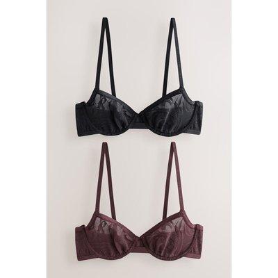 Soutien-gorge en dentelle, lot de 2 NEXT