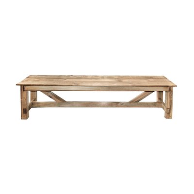 Banc de jardin 4 places en bois Normand CEMONJARDIN