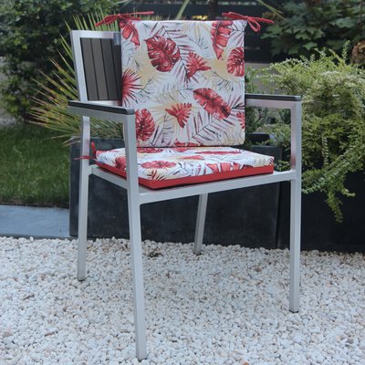 Galette de chaise outdoor exotique SUD ETOFFE