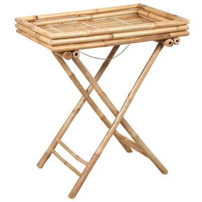 Plateau sur pied en bambou AUBRY GASPARD