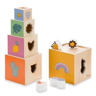 Stack N Raise Wooden Playset HAUCK