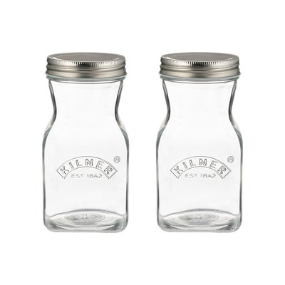 Set of 2 Juice & Sauce Bottles, 0.5L KILNER