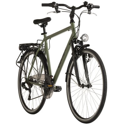 Vélo de trekking DaCapo homme 28'' Montreal vert olive 21 vitesses RH 58 cm KS