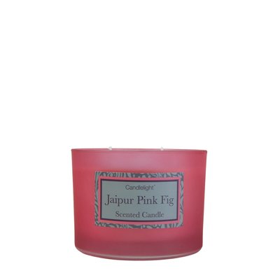 Jaipur Pink Fig 2 Wick Candle Pear and Fig Scent SO'HOME