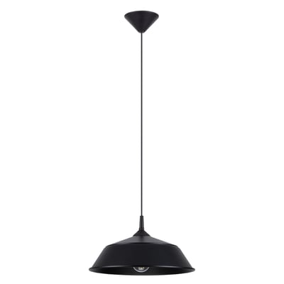 Suspension Acier Noir E27 1 Frika EDEN