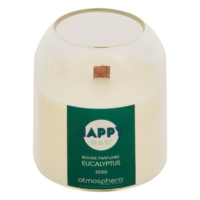 Bougie parfumée pot en verre bouchon liège FLOW ATMOSPHERA