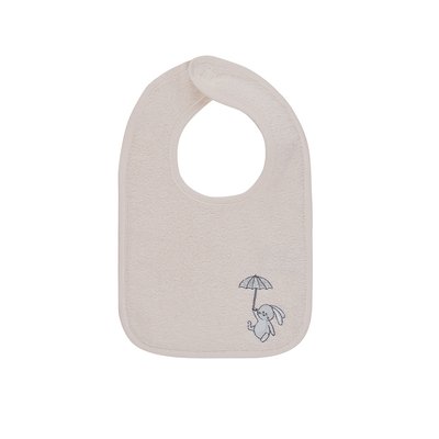 Lot de 2 bavoirs en coton peigné Zéro Twist BABY SOFT RAIN RABBIT SENSEI MAISON