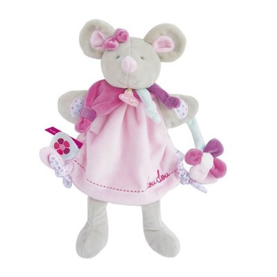 Doudou marionnette Souris Pearly DOUDOU ET COMPAGNIE