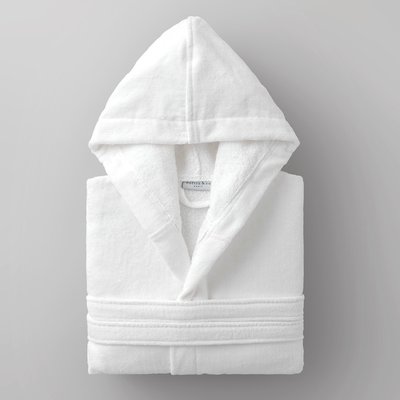 Peignoir en Velours de Coton avec capuche collection SPA COTTON & CO