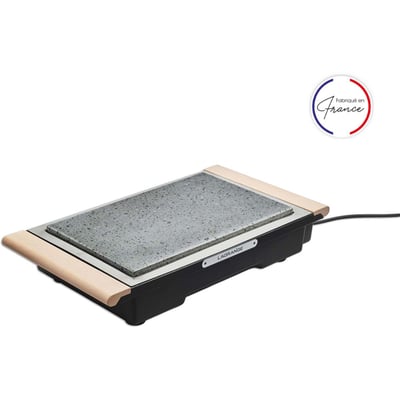 Grille-viande Grill' Pierre Classic bois clair à poser, 37x23 cm LAGRANGE