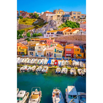 Tableau Sur Toile Marseille Colorée PORT CEANOTHE