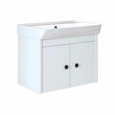 Meuble vasque suspendu 2 portes 60 cm JUSA PIER IMPORT