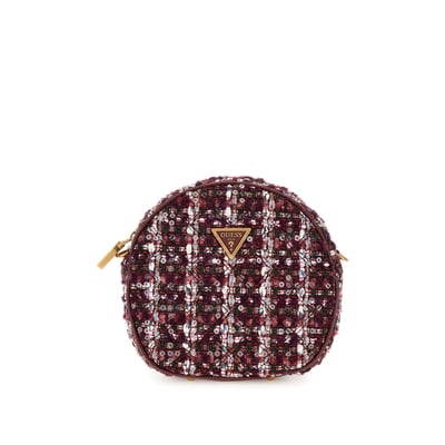 Mini Sac À Bandoulière Giully Tweed GUESS