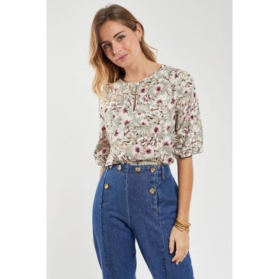 Blouse à motifs en lin et coton FLEURS ARMOR-LUX
