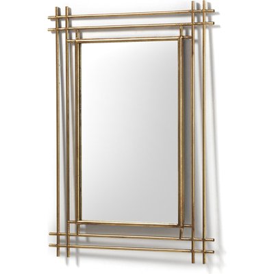 Miroir mural doré en métal au style raffiné pour intérieur RECOLLECTION