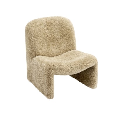 Fauteuil lounge imitation fourrure MADAM STOLTZ