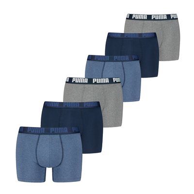 Lot de 6 boxers unis Everyday PUMA