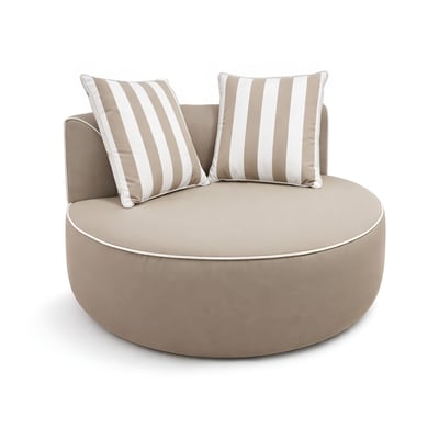 Fauteuil rond extérieur en tissu, NINO NOW'S HOME
