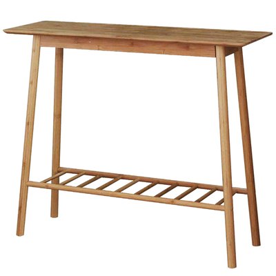 Console d'entrée en bambou 90x30x76cm WADIGA