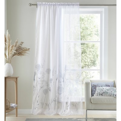 Meadowsweet Voile Curtain Panel CATHERINE LANSFIELD