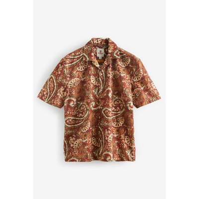 Chemise à manches courtes avec col cubain NEXT