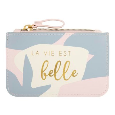 Petite pochette La vie est belle DRAEGER PARIS