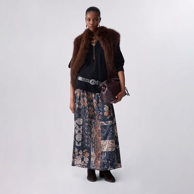 Robe longue en mélange de laine LIU JO