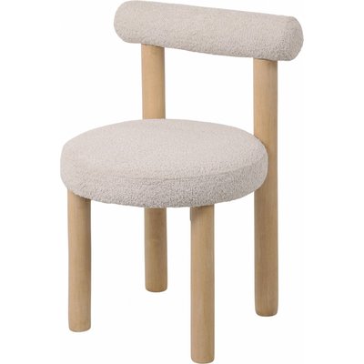 Chaise design  assise douce en bois et tissu cosy RECOLLECTION