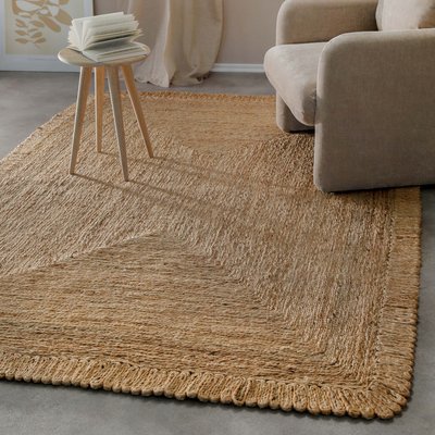 Tapis rectangulaire en jute, tressé main ,  JUNE WECON HOME