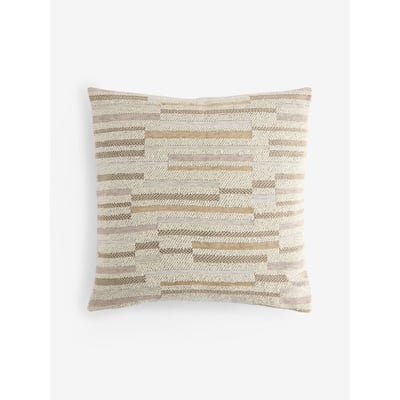 Coussin à rayures texturées en velours coupé NEXT