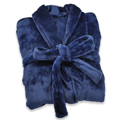 Peignoir mixte col chale - Polaire 100% polyester TRADITION DES VOSGES