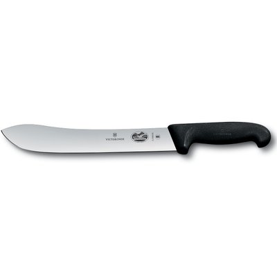 Couteau de boucher pointe large 25cm manche fibrox noir Victorinox 5. VICTORINOX