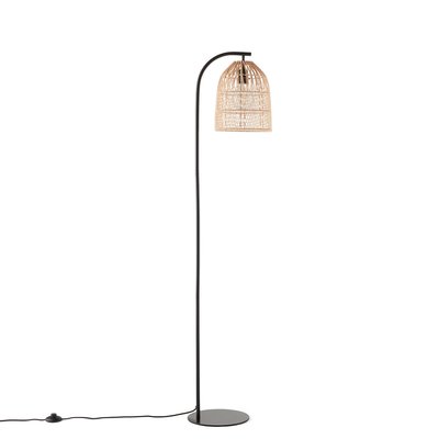 Lampadaire en métal fer et rotin, Dankia LA REDOUTE INTERIEURS