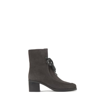 Bottines à talon bloc à lacets en cuir NARNIA CASTANER