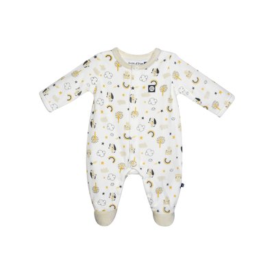 Dors bien irving velours rase ouverture devant naissance SUCRE D'ORGE