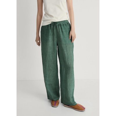 Pantalon en ramie design overdyed MANGO