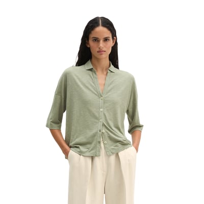 Blouse en jersey regular avec LENZING™ ECOVERO™ MARC O'POLO