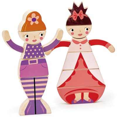 Jeu à empiler Princesses et Sirènes TENDER LEAF TOYS